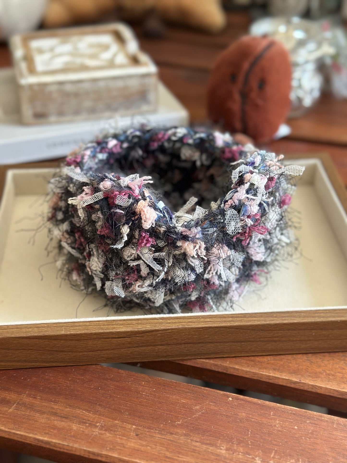 The "Purr-fect" Catch-all: Cat Ear Trinket Dish - Earl Grey Mist