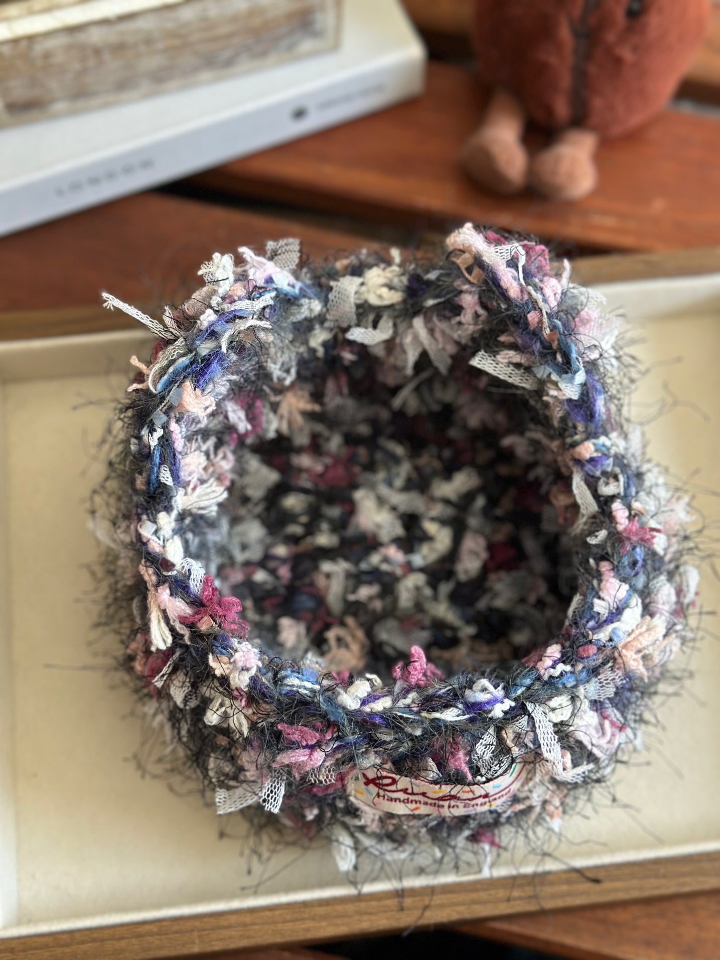 The "Purr-fect" Catch-all: Cat Ear Trinket Dish - Earl Grey Mist